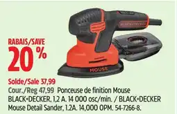 Canadian Tire BLACK+DECKER Mouse Detail Sander, 1.2A offer