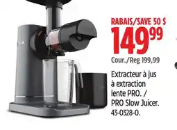 Canadian Tire Ninja PRO Slow Juicer offer