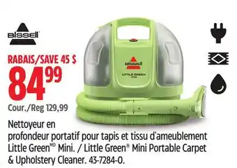 Canadian Tire Little Green Mini Portable Carpet & Upholstery Cleaner offer