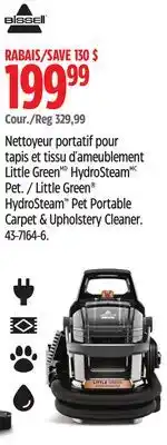 Canadian Tire Little Green HydroSteam Pet Portable Carpet & Upholstery Cleaner offer
