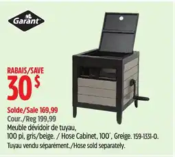 Canadian Tire Garant Hose Cabinet, 100´, Greige offer