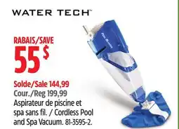 Canadian Tire Water Tech Cordless Pool and Spa Vacuum offer