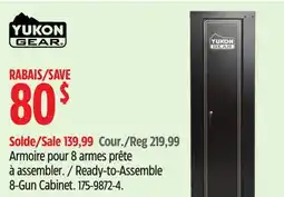 Canadian Tire Ready-to-Assemble 8-Gun Cabinet offer
