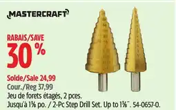 Canadian Tire 2-Pc Step Drill Set offer