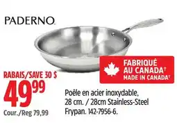 Canadian Tire 28cm Stainless-Steel Frypan offer
