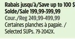 Canadian Tire Selected SUPs offer