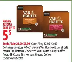 Canadian Tire Selected Van Houtte K-Cup Coffee offer