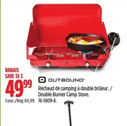 Canadian Tire OUTBOUND Double-Burner Camp Stove offer