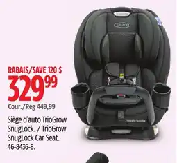 Canadian Tire Graco TrioGrow SnugLock Car Seat offer