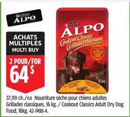 Canadian Tire Cookout Classics Adult Dry Dog Food, 16kg offer