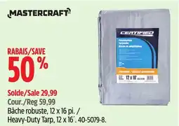 Canadian Tire Mastercraft Heavy-Duty Tarp, 12 x 16´ offer