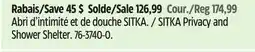 Canadian Tire SITKA Privacy and Shower Shelter offer