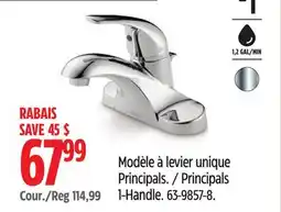 Canadian Tire Principals 1-Handle offer