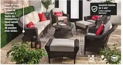 Canadian Tire CANVAS Summerhill Conversation Set, 6-Pc. 2 chairs, 2 ottomans, sofa and table offer