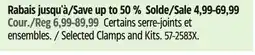 Canadian Tire Selected Clamps and Kits offer