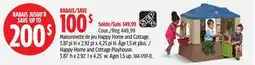 Canadian Tire STEP2 Happy Home and Cottage Playhouse offer