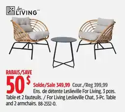 Canadian Tire For Living Leslieville Chat, 3-Pc offer