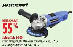 Canadian Tire 4.5˝ Angle Grinder, 6A offer