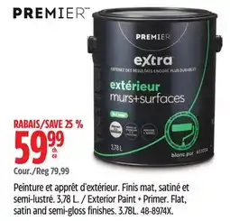 Canadian Tire Premier Exterior Paint + Primer offer