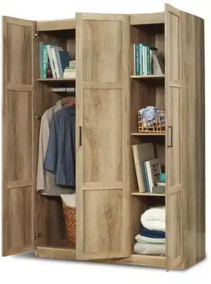 Canadian Tire SAUDER 3-Door Shaker Wardrobe offer