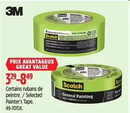 Canadian Tire 3M Selected Painter's Tape offer