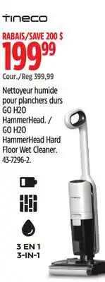 Canadian Tire Tineco GO H2O HammerHead Hard Floor Wet Cleaner offer