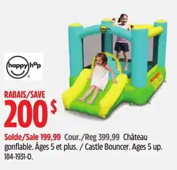 Canadian Tire Happy hop Castle Bouncer offer
