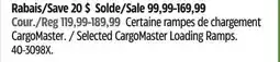 Canadian Tire Selected CargoMaster Loading Ramps offer