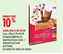 Canadian Tire Selected Cat Food and Treats offer