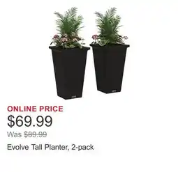 Costco Evolve Tall Planter, 2-pack offer