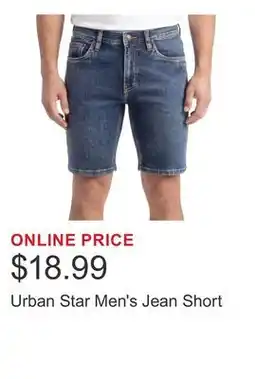 Costco Urban Star Men's Jean Short offer