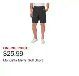 Costco Mondetta Men's Golf Short offer
