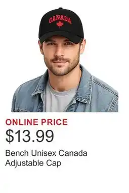 Costco Bench Unisex Canada Adjustable Cap offer