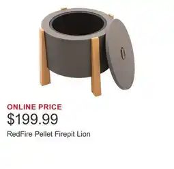 Costco RedFire Pellet Firepit Lion offer