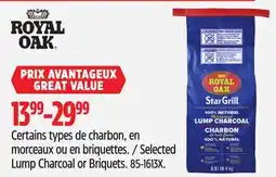 Canadian Tire Royal Oak Selected Lump Charcoal or Briquets offer