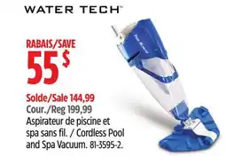 Canadian Tire Cordless Pool and Spa Vacuum offer