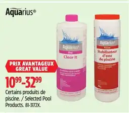 Canadian Tire Aquarius Certains produits de piscine offer