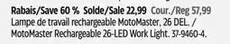 Canadian Tire MotoMaster Rechargeable 26-LED Work Light offer