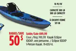 Canadian Tire Eclipse 100XP 1-Person Kayak offer