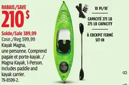 Canadian Tire Magna Kayak, 1-Person offer