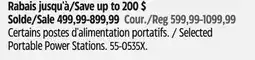 Canadian Tire Ecoflow Selected Portable Power Stations offer