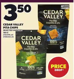 Loblaws CEDAR VALLEY PITA CHIPS offer