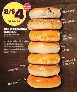 Loblaws BULK PREMIUM BAGELS offer