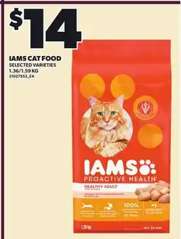Loblaws IAMS CAT FOOD offer
