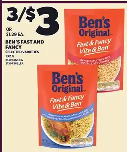 Loblaws BEN'S FAST AND FANCY offer