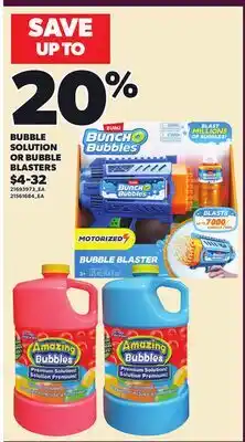 Loblaws BUBBLE SOLUTION AND BUBBLE BLASTERS offer