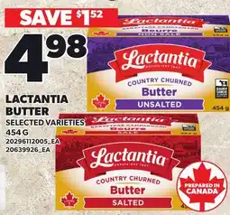 Loblaws LACTANTIA BUTTER offer