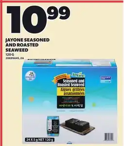 Loblaws JAYONE SEASONED AND ROASTED SEAWEED offer