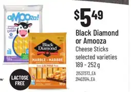 Loblaws BLACK DIAMOND OR AMOOZA CHEESE STICKS offer