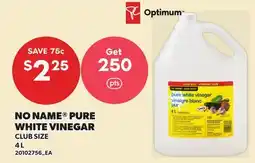 Loblaws NO NAME PURE WHITE VINEGAR offer